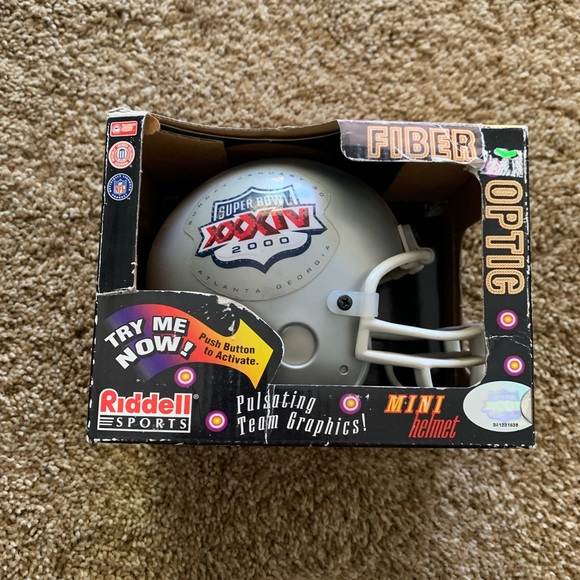 Fiber Optic Mini Football Helmet 